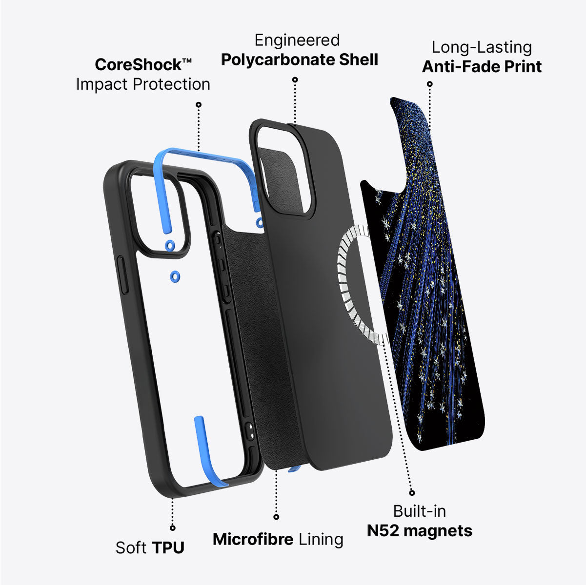 Star Cascade - iPhone 15 Plus Case