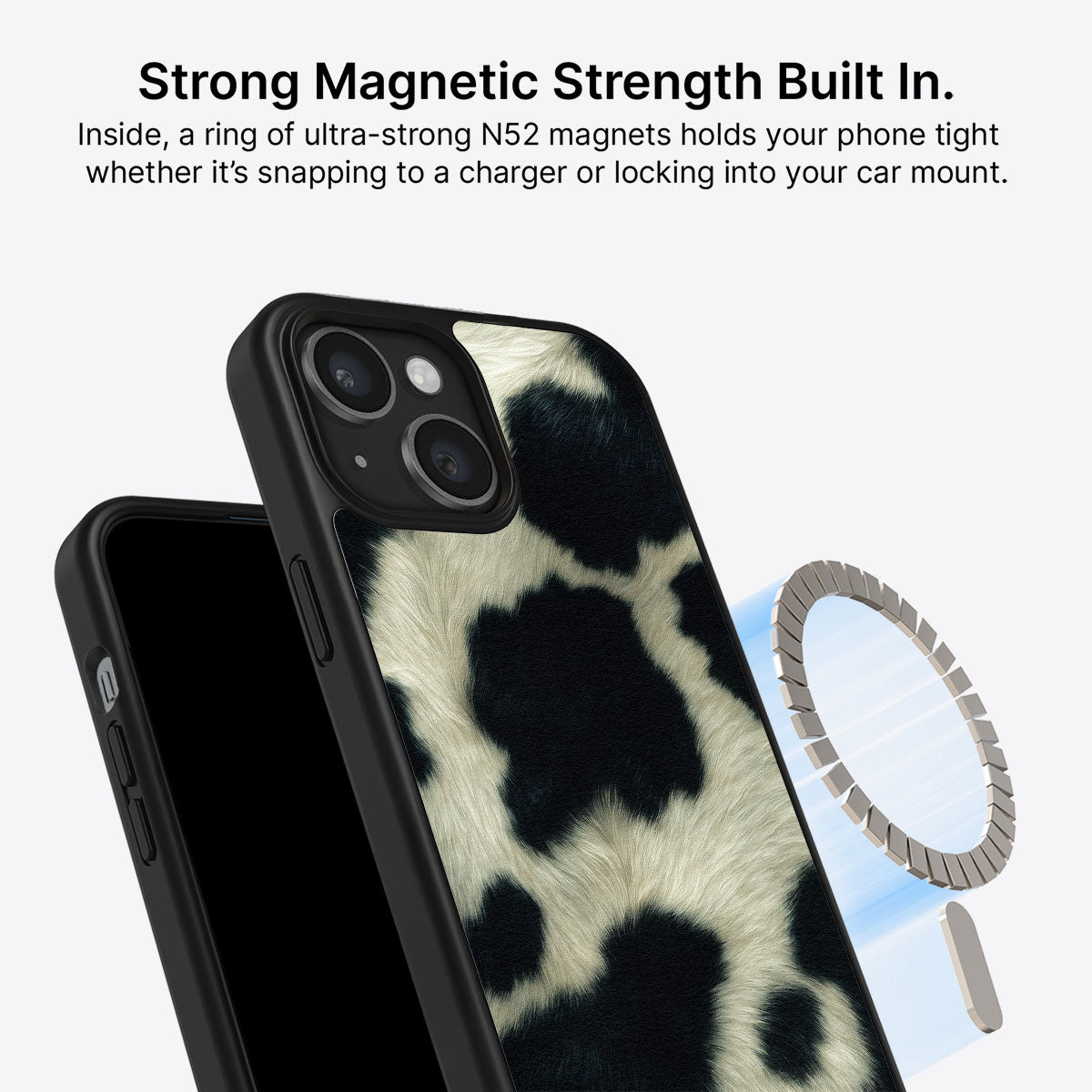 Swiss Cow - iPhone 15 Plus Case  #case type_core (magsafe)