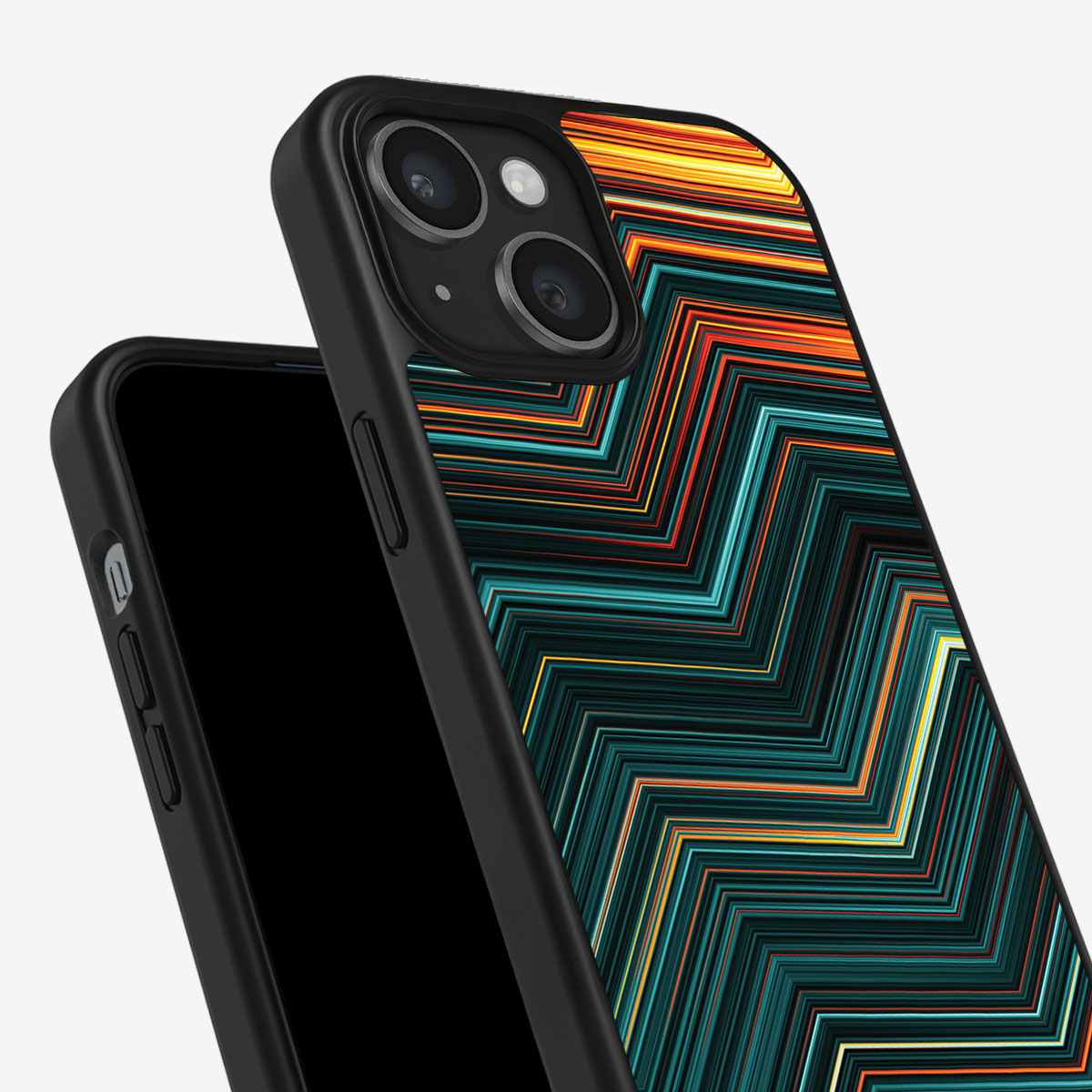 Techno Waves - iPhone 15 Plus Case #case type_core (non magsafe)