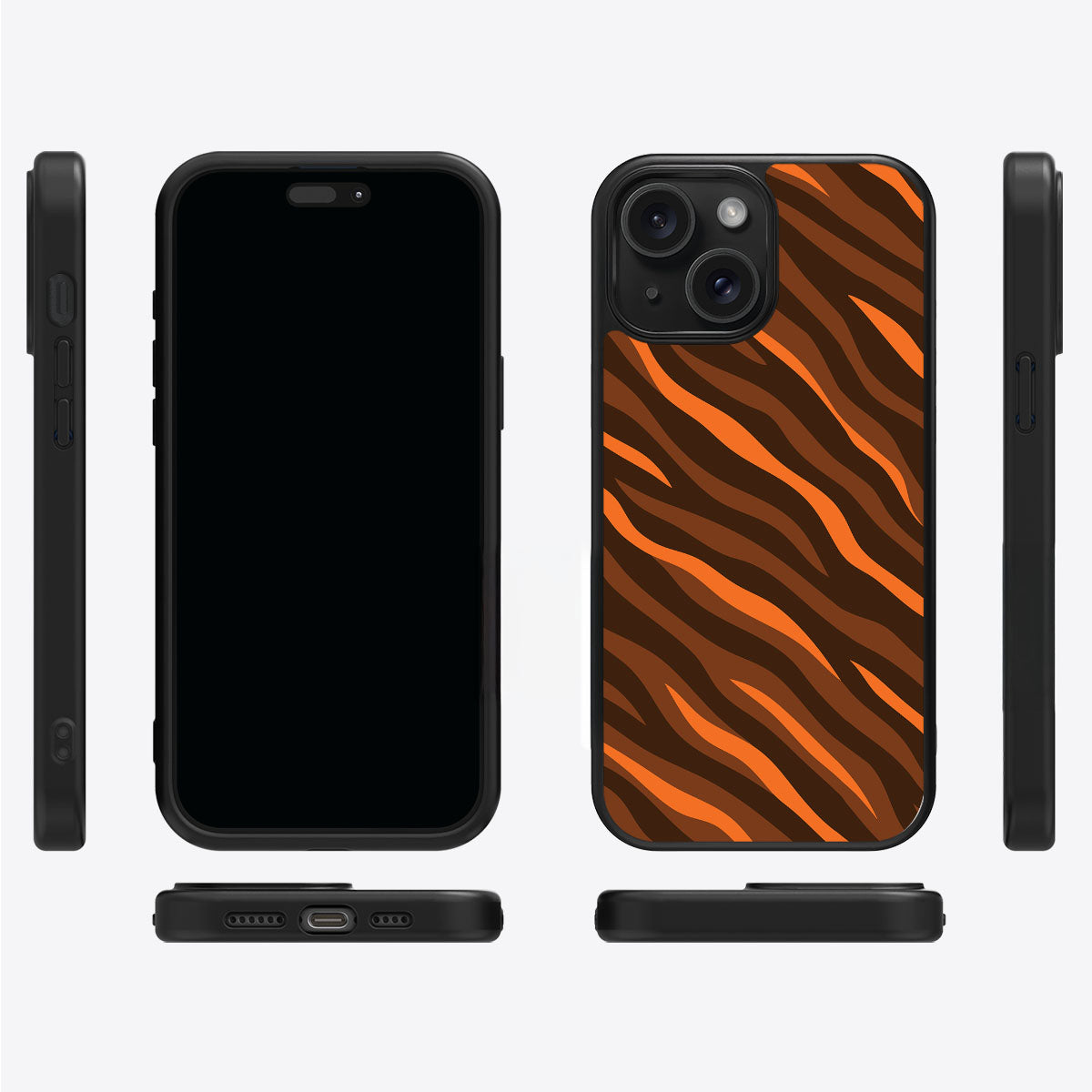 Tiger Trace - iPhone 15 Plus Case #case type_core (magsafe), #case type_core (non magsafe)