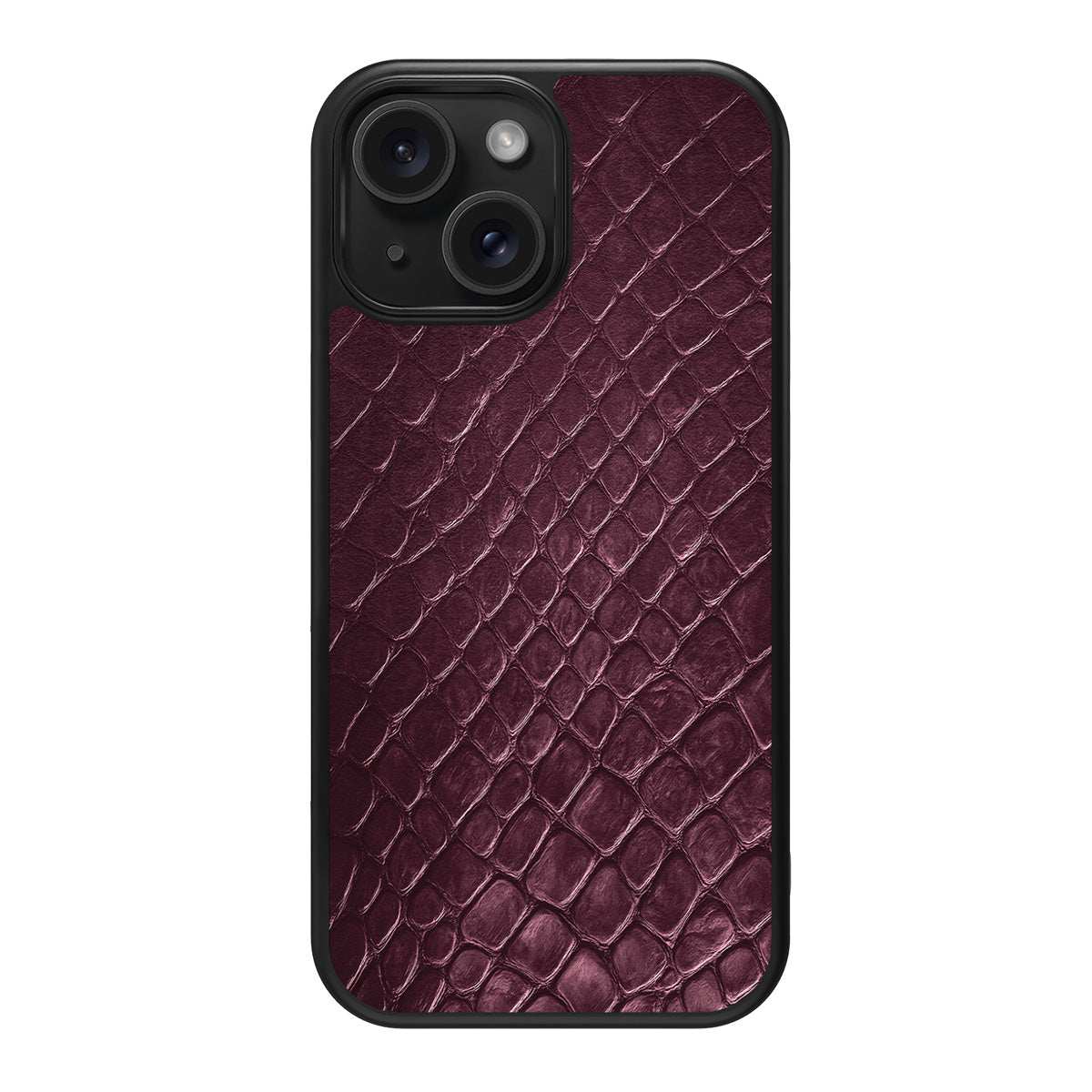 Wine Python design back view – iPhone 15 Plus case