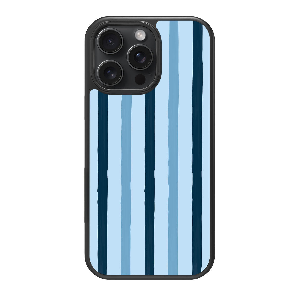 Blue Watercolor Stripes - iPhone 15 Pro Case #case type_core (magsafe), #case type_core (non magsafe)