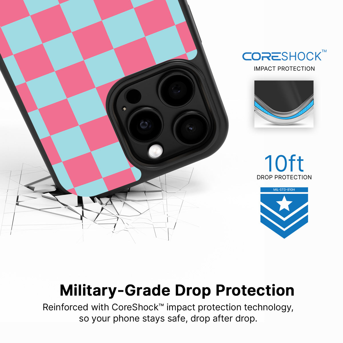 iPhone 15 Pro Case with MagSafe – Candy Floss