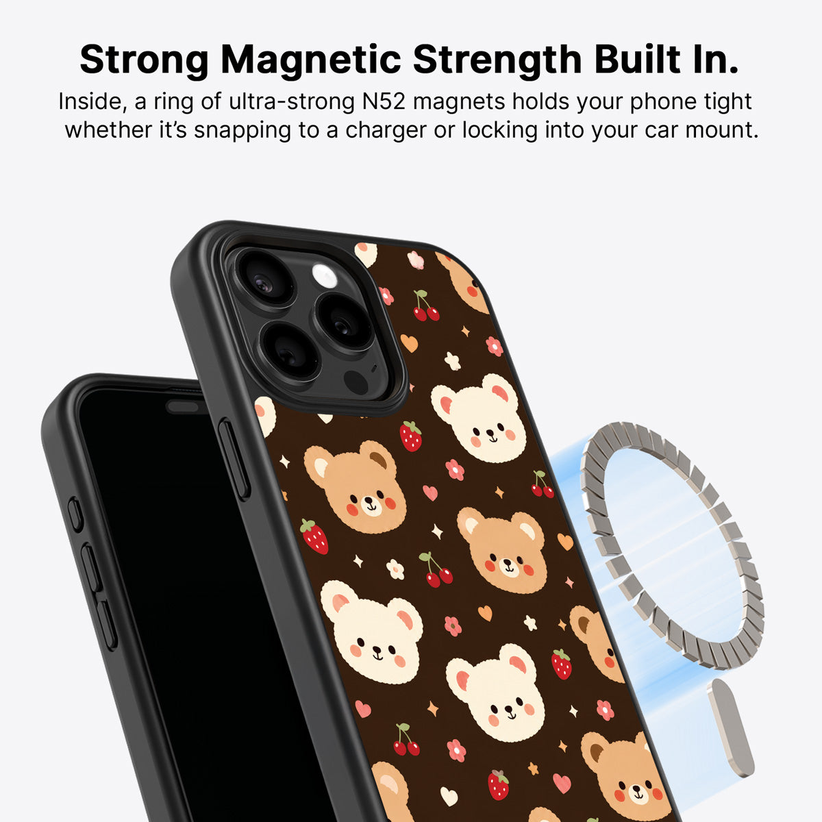 iPhone 15 Pro MagSafe case – Cocoa Cuddles design