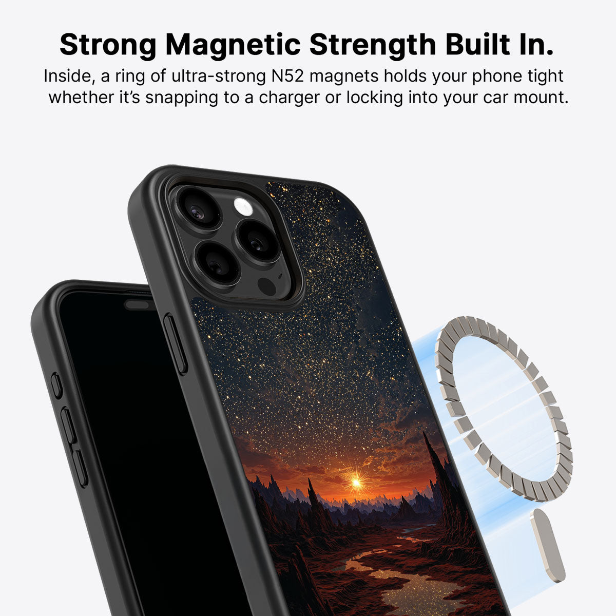 iPhone 15 Pro Case with MagSafe – Desert Dusk
