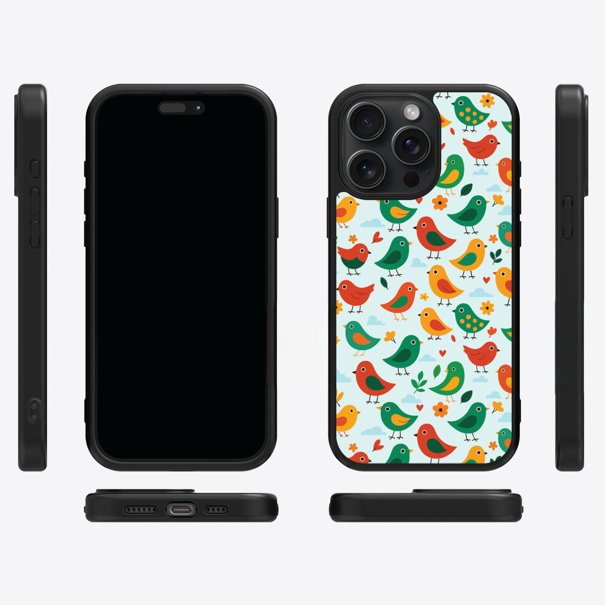 Feathered Friends - iPhone 15 Pro Case #case type_core (magsafe), #case type_core (non magsafe)