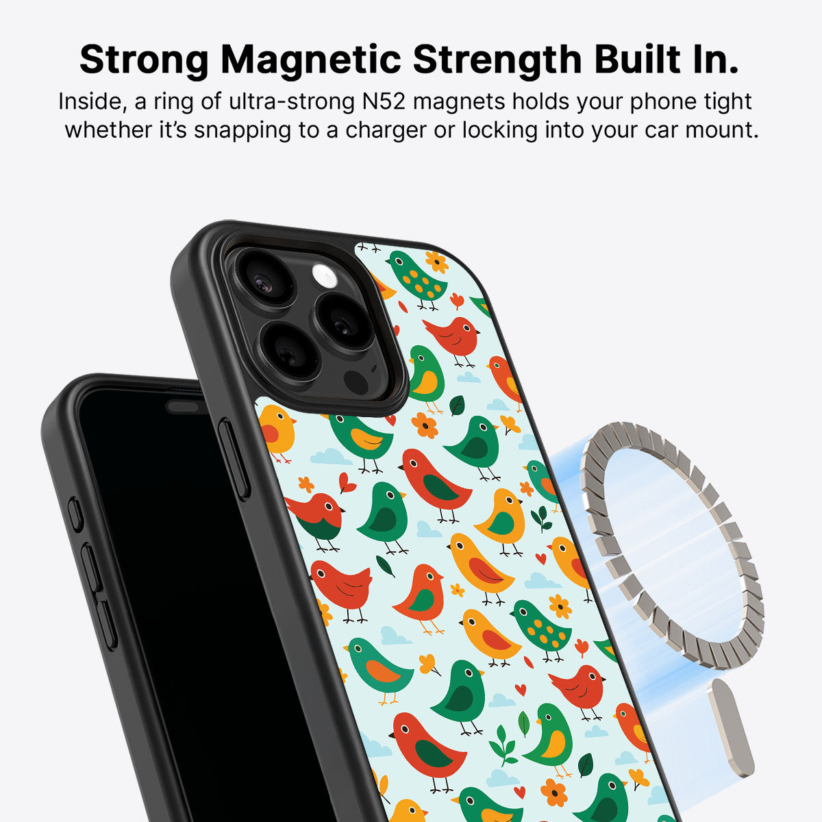 Feathered Friends - iPhone 15 Pro Case #case type_core (magsafe)