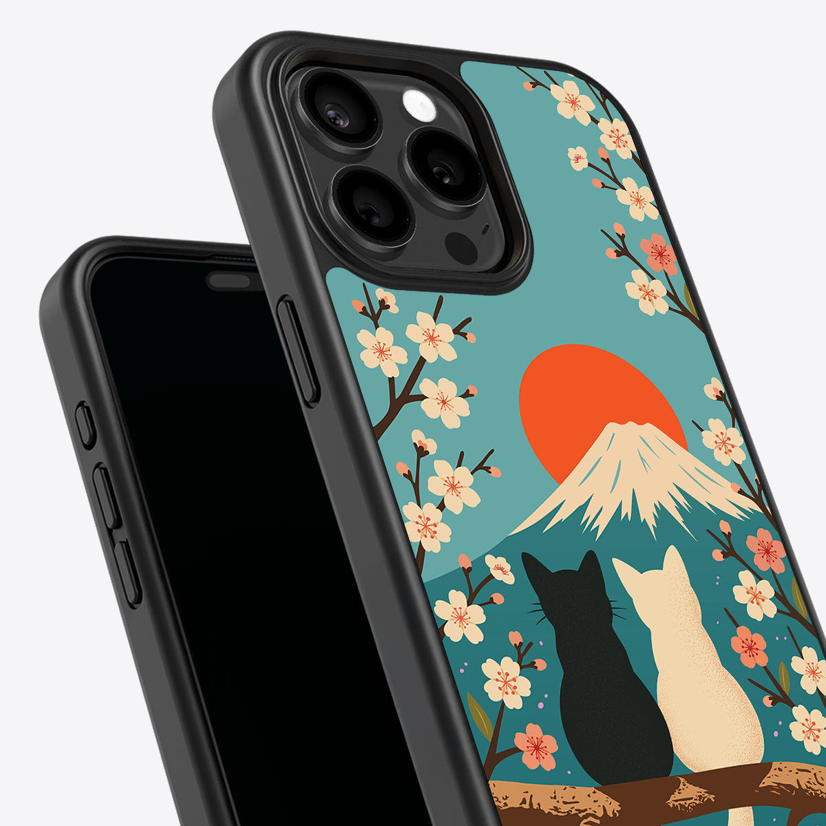 Fuji Cats - iPhone 15 Pro Case