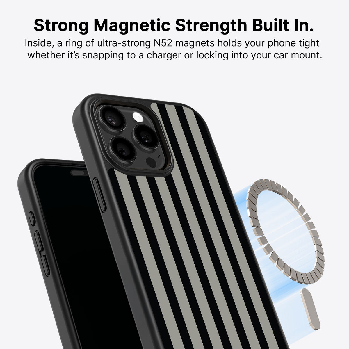 Gray Zone - iPhone 15 Pro Case #case type_core (magsafe)