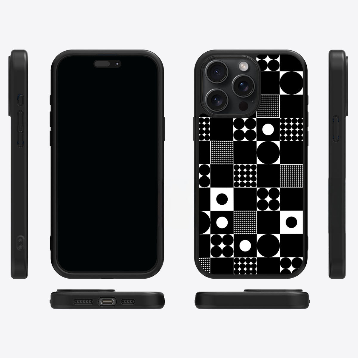 Grid and Orb - iPhone 15 Pro Case #case type_core (magsafe), #case type_core (non magsafe)