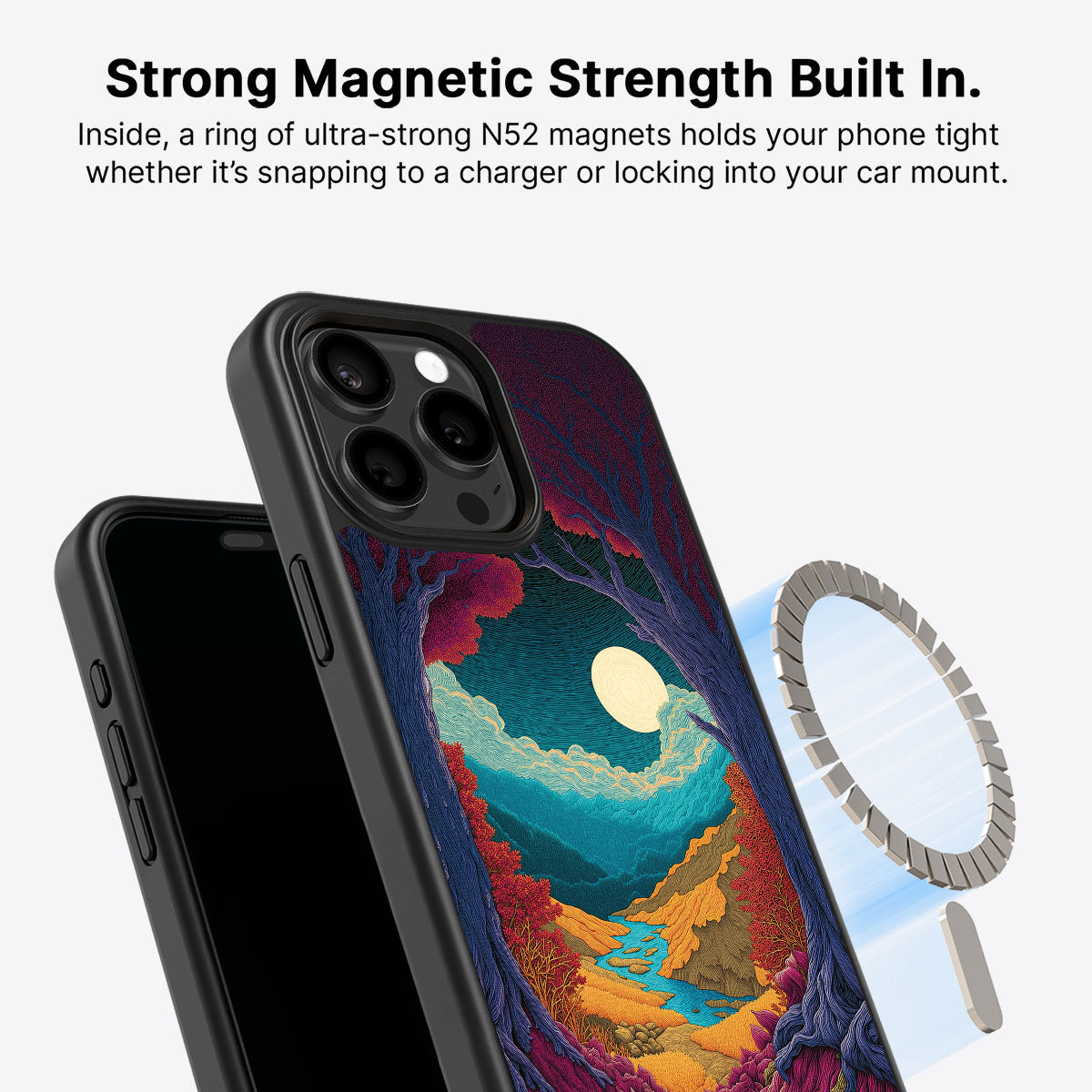iPhone 15 Pro Case with MagSafe – Harvest Moon