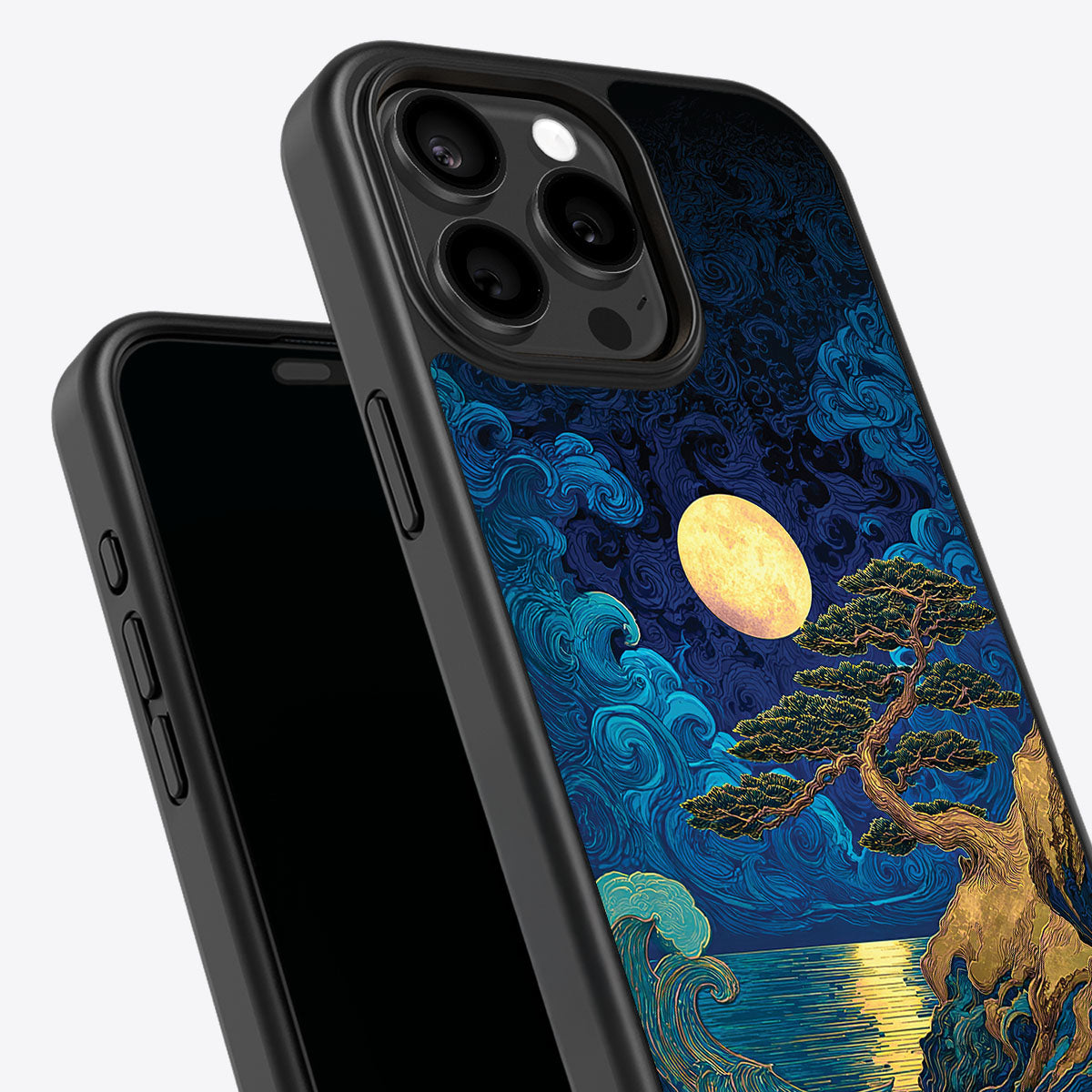 Moonlit Tide - iPhone 15 Pro Case #case type_core (non magsafe)