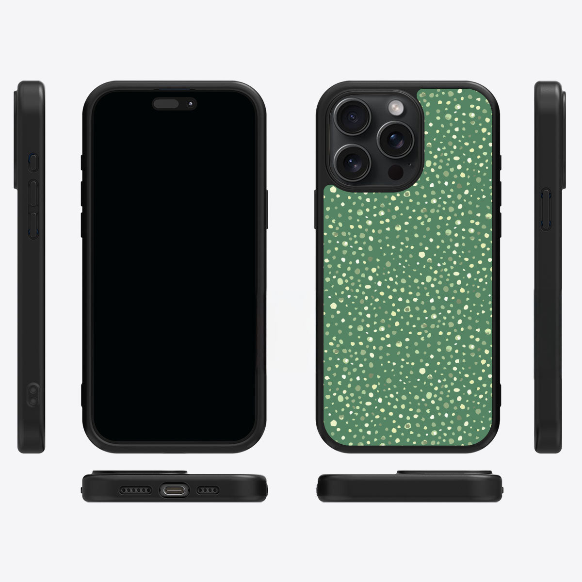 Moss Mosaic - iPhone 15 Pro Case #case type_core (magsafe), #case type_core (non magsafe)