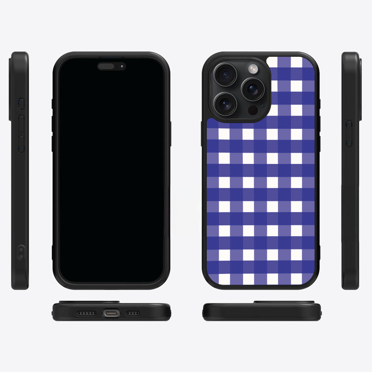 Nautical Grid - iPhone 15 Pro Case