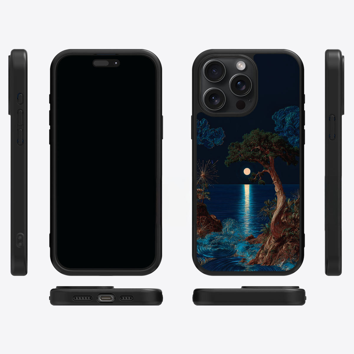 Quiet Moon - iPhone 15 Pro Case #case type_core (magsafe), #case type_core (non magsafe)