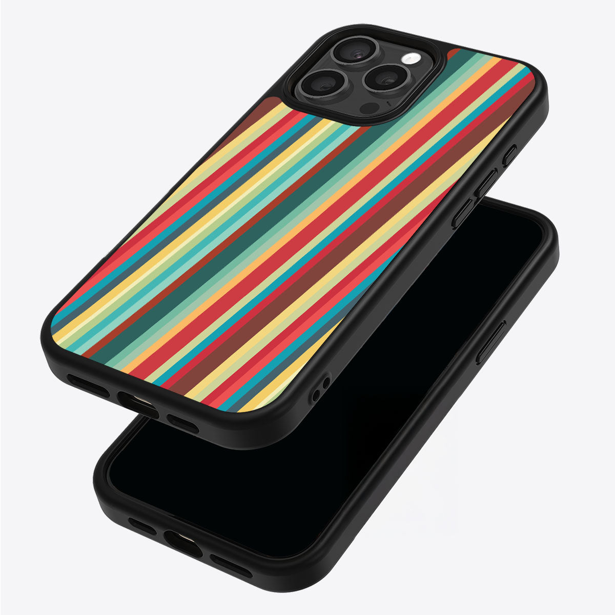 Retro Stripes - iPhone 15 Pro Case
