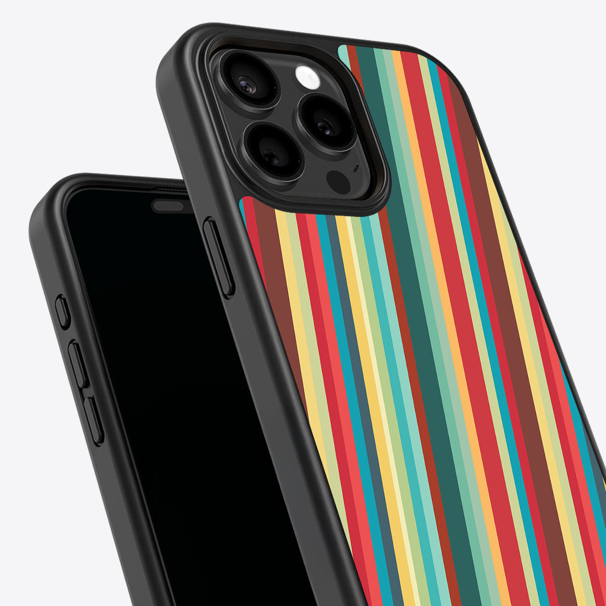 Retro Stripes - iPhone 15 Pro Case
