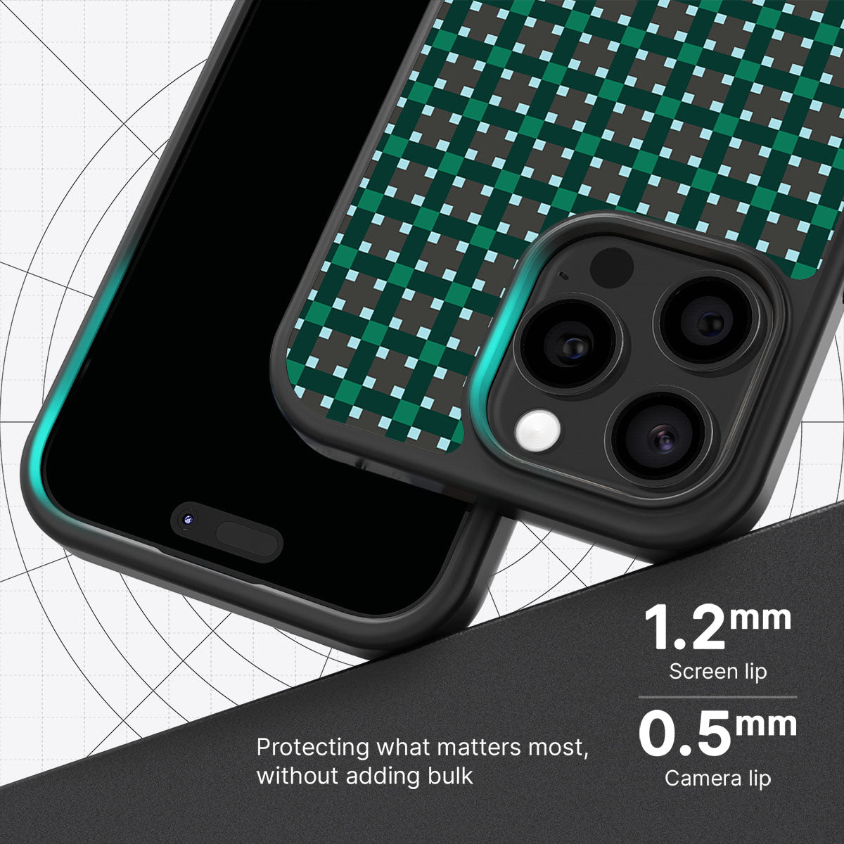 Sea of Emeralds - iPhone 15 Pro Case #case type_core (magsafe), #case type_core (non magsafe)