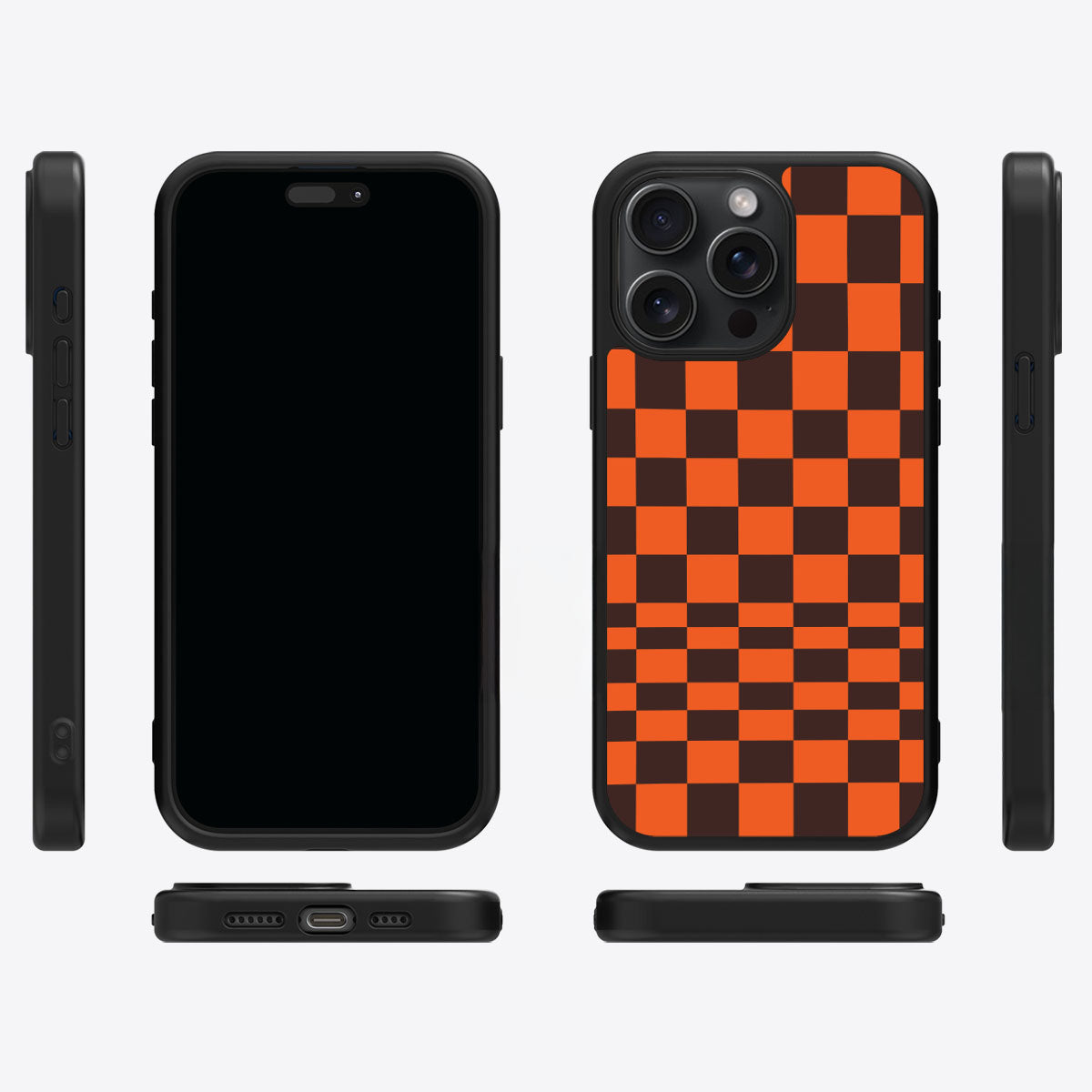 Amber Pop iPhone 15 Pro Max case cover – multi-angle view