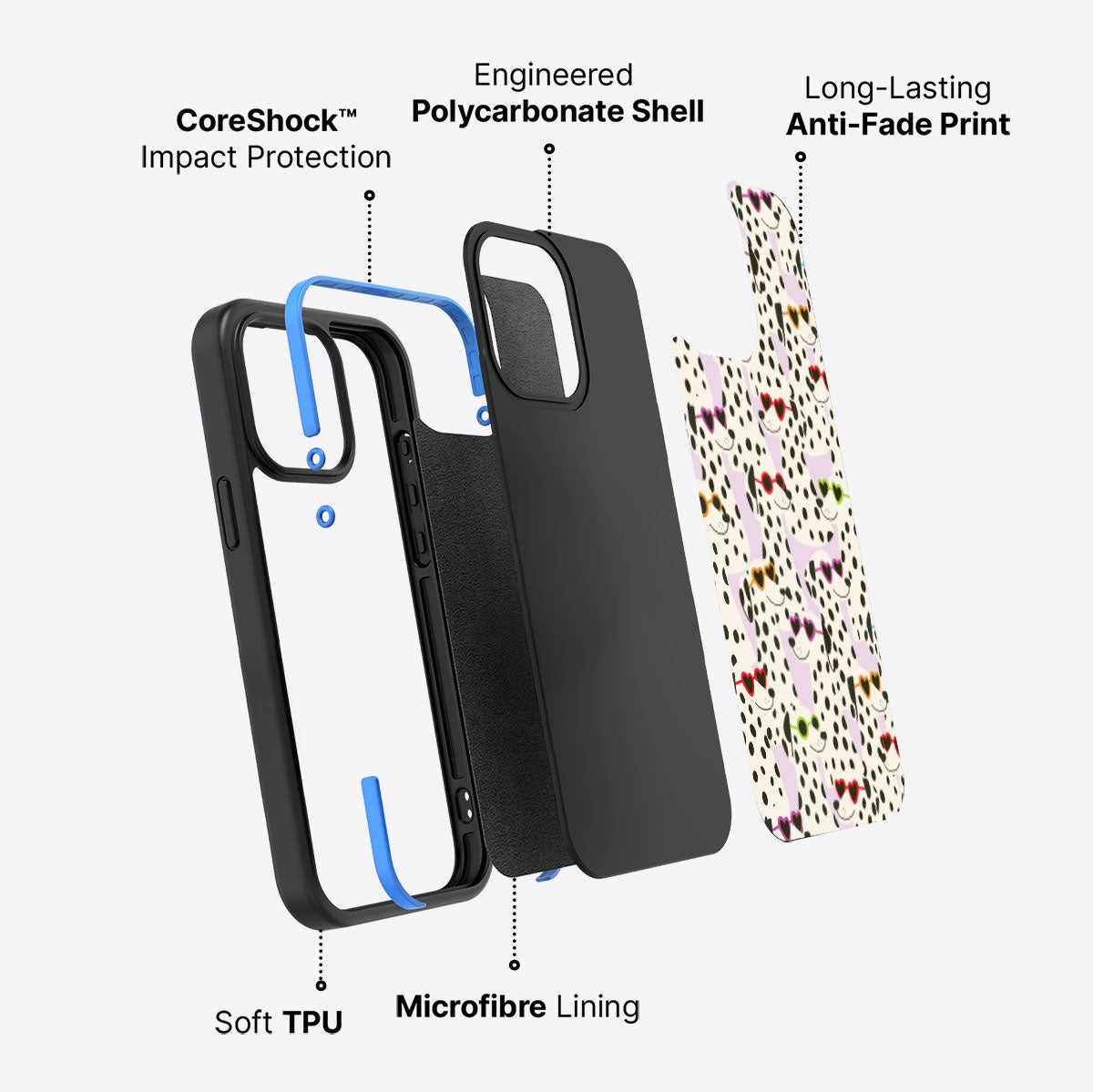 Dalmatian Dog - iPhone 15 Pro Max Case