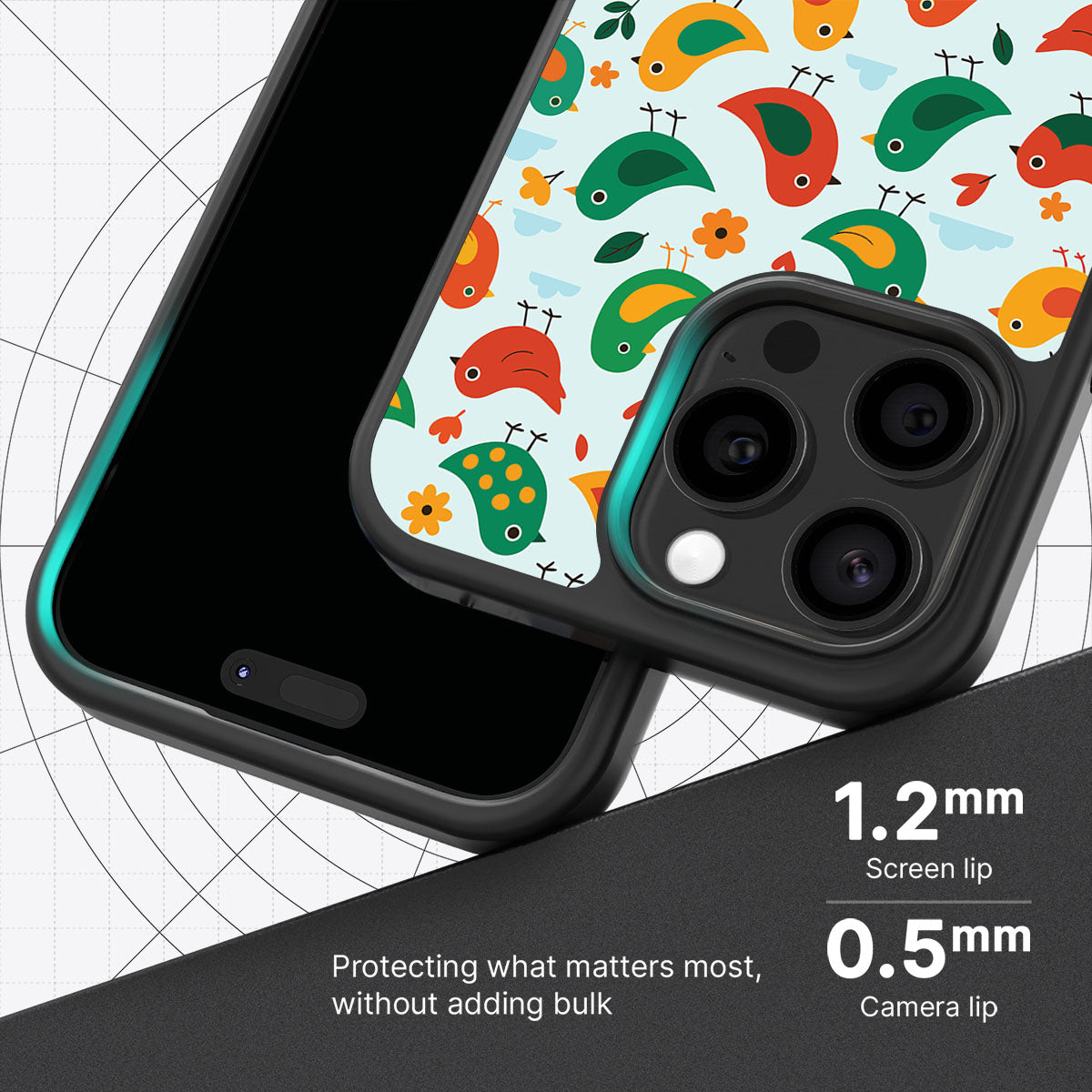 Feathered Friends - iPhone 15 Pro Max Case #case type_core (magsafe), #case type_core (non magsafe)
