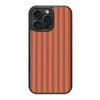 Retro Stripe iPhone 15 Pro Max Case – Flared Orange | MagSafe