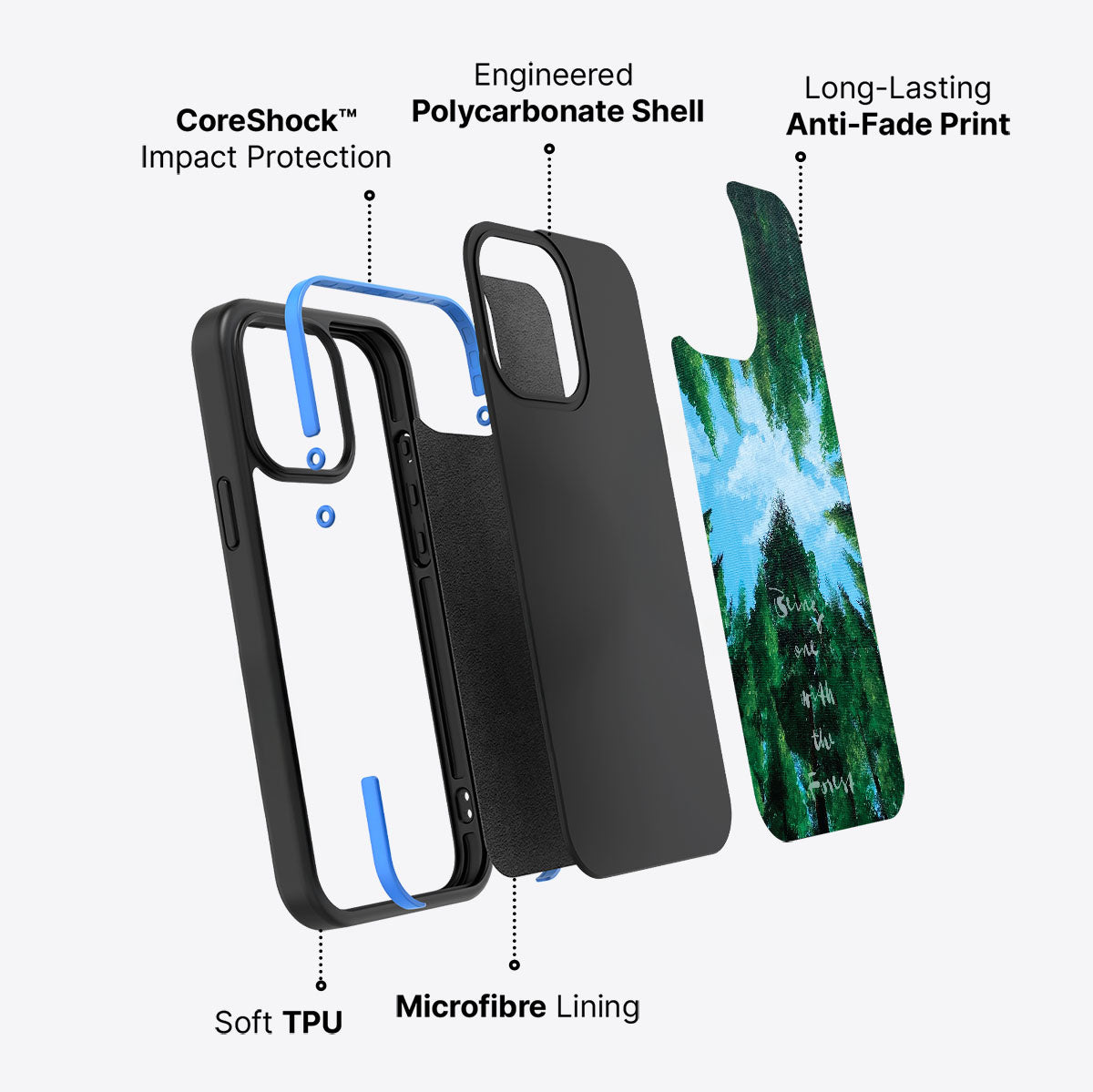 Forest Bathing - iPhone 15 Pro Max Case 4 #case type_core (non magsafe)