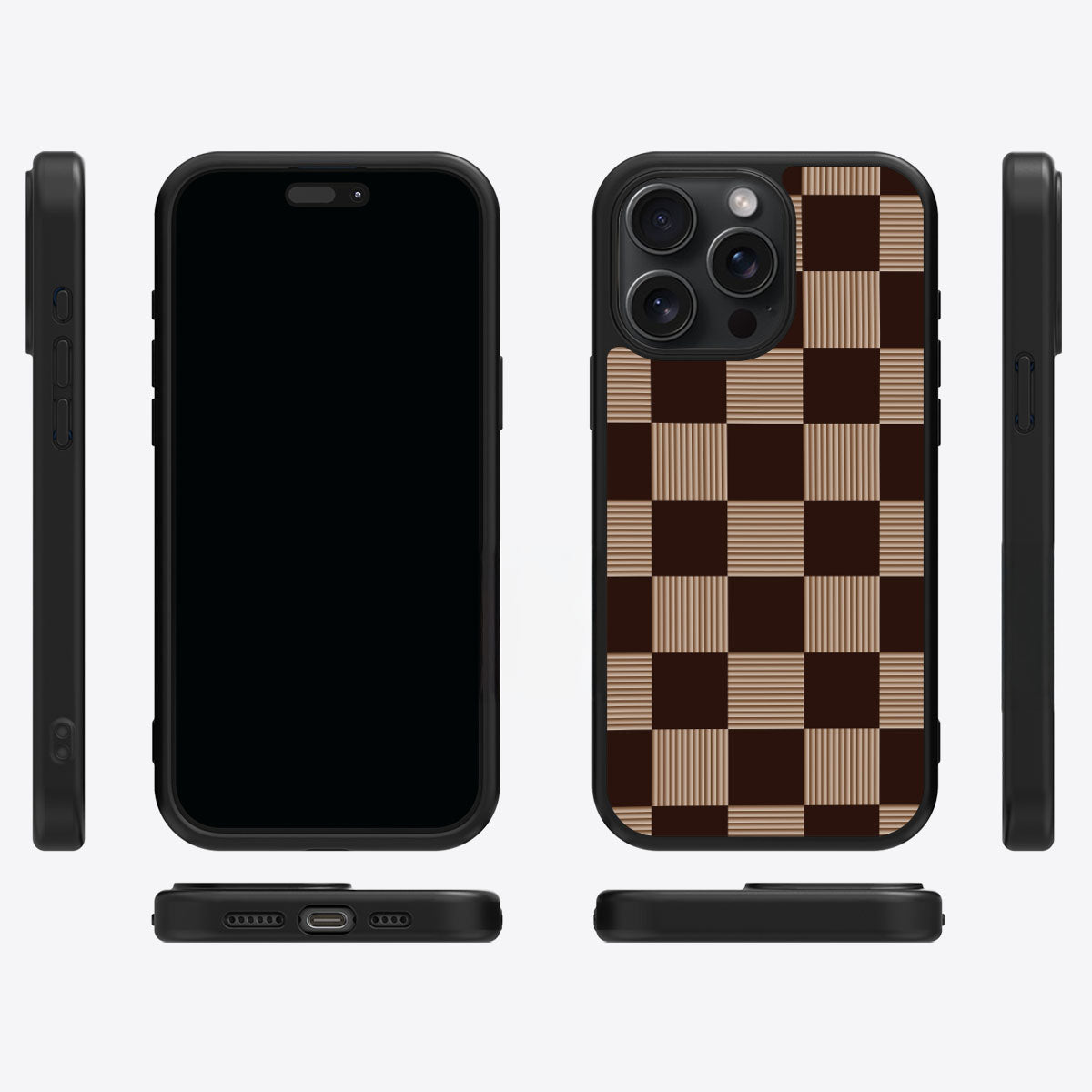 Latte Check - iPhone 15 Pro Max Case  #case type_core (magsafe), #case type_core (non magsafe)