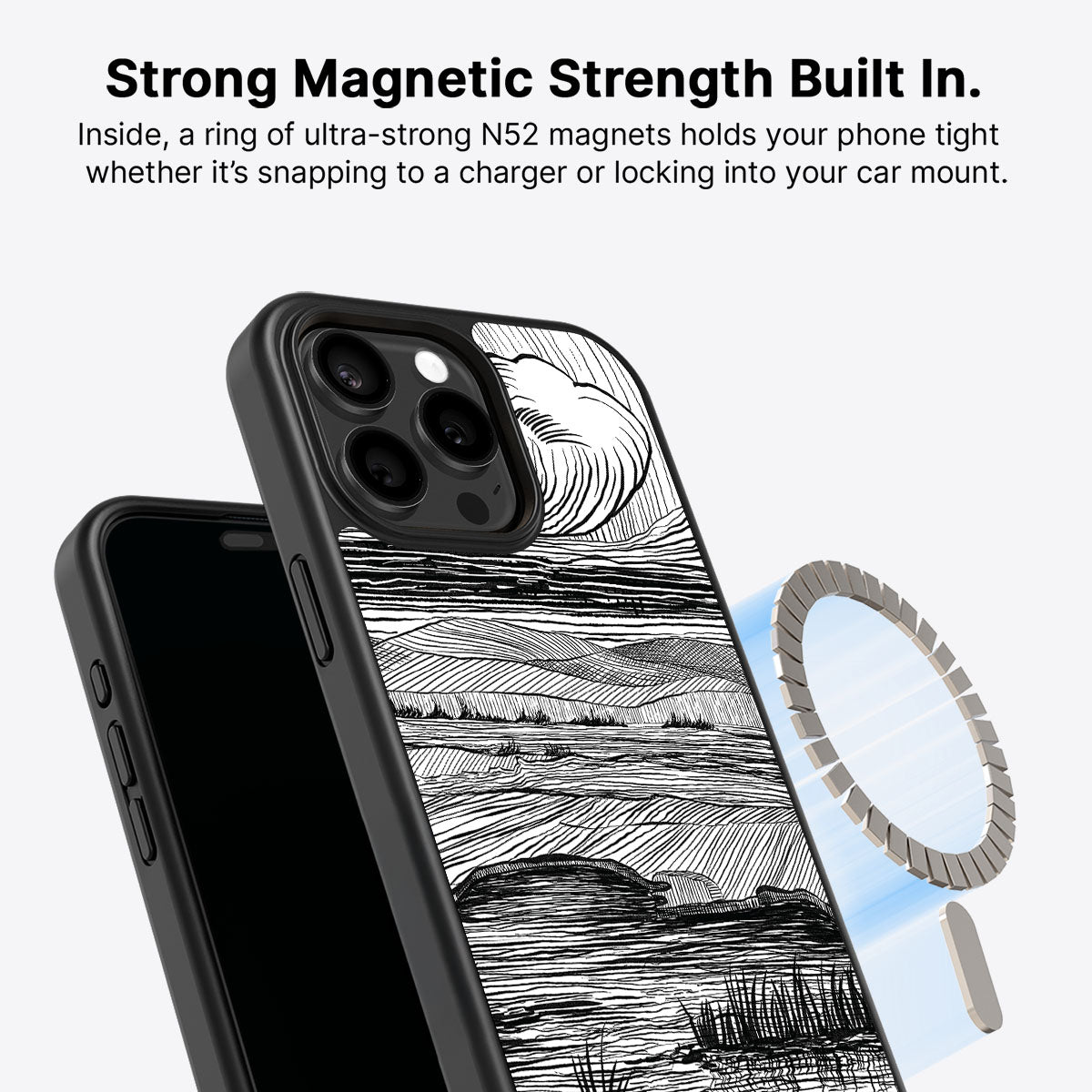 Linear Landscape - iPhone 15 Pro Max Case