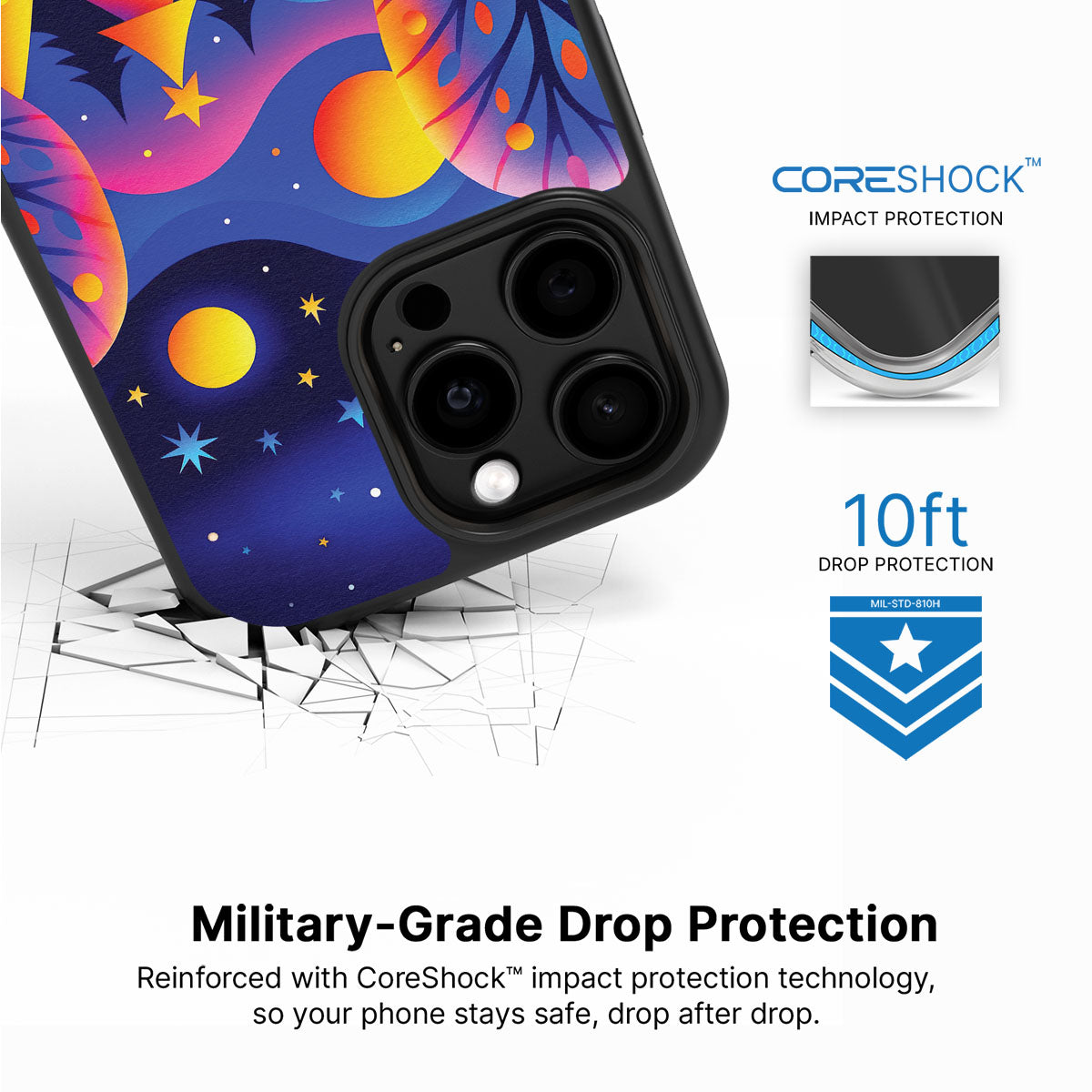 Luminous Joy - iPhone 15 Pro Max Case #case type_core (magsafe), #case type_core (non magsafe)