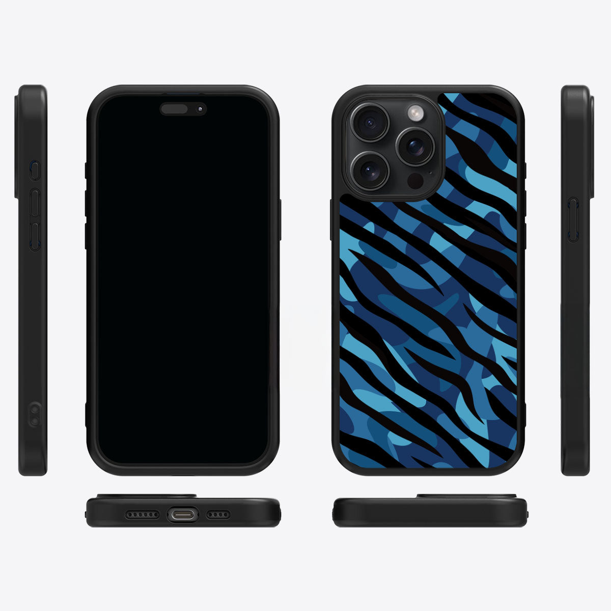 Ocean Camo - iPhone 15 Pro Max Case, #case type_core (magsafe), #case type_core (non magsafe)