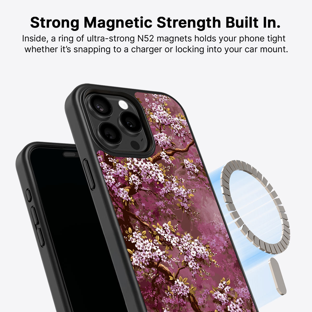 Rose Whisper - iPhone 15 Pro Max Case #case type_core (magsafe)