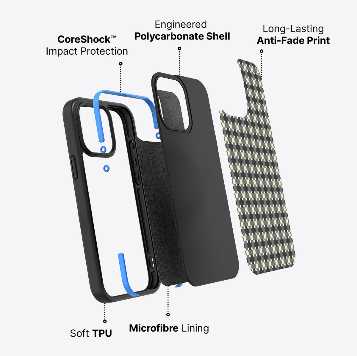 Sea of Sapphires - iPhone 15 Pro Max Case #case type_core (non magsafe)