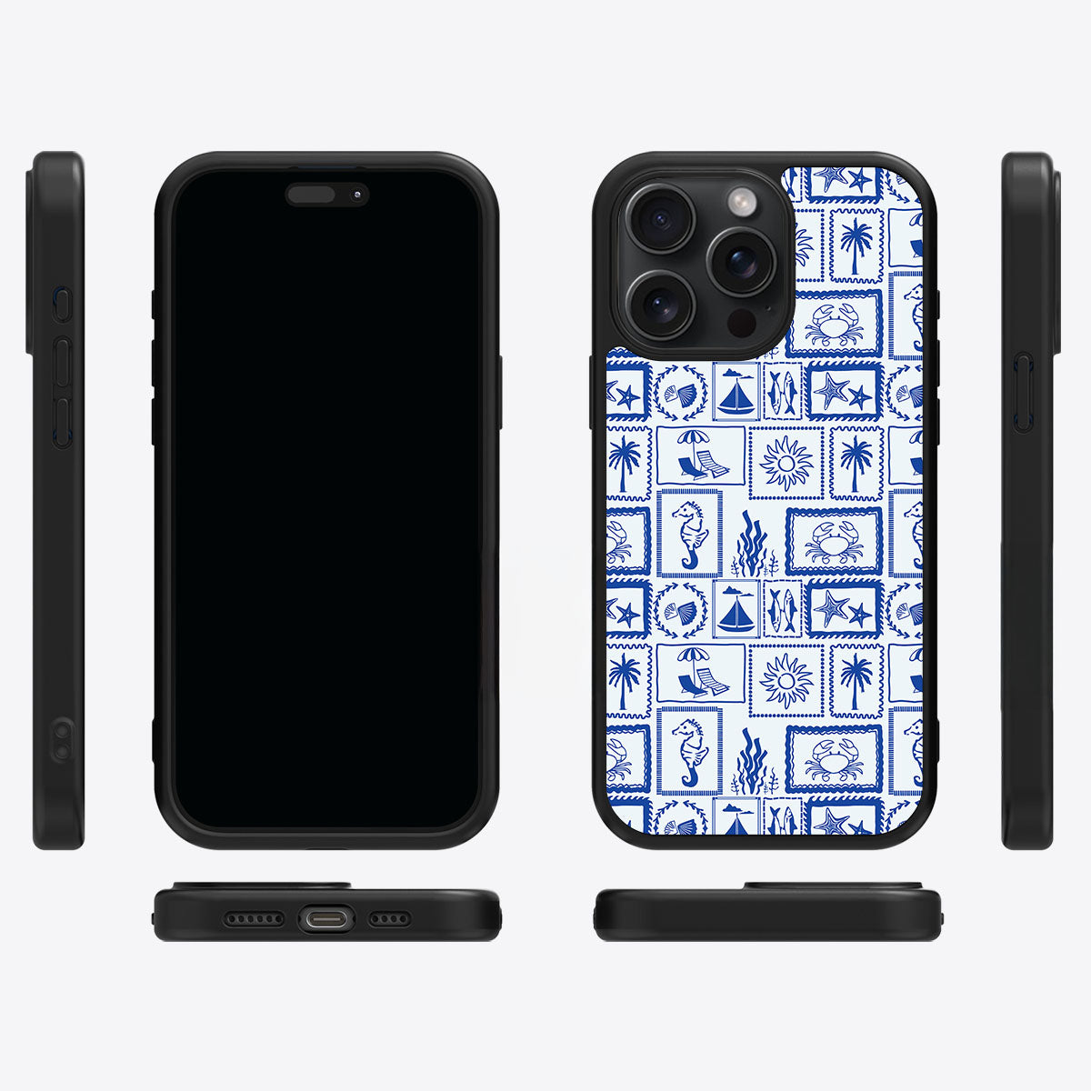 Seaside Sketches - iPhone 15 Pro Max Case