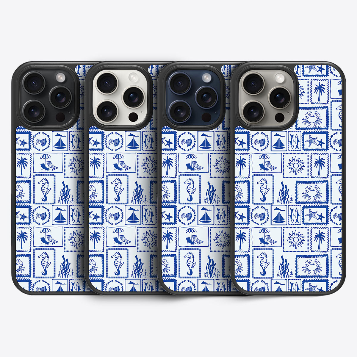 Seaside Sketches - iPhone 15 Pro Max Case