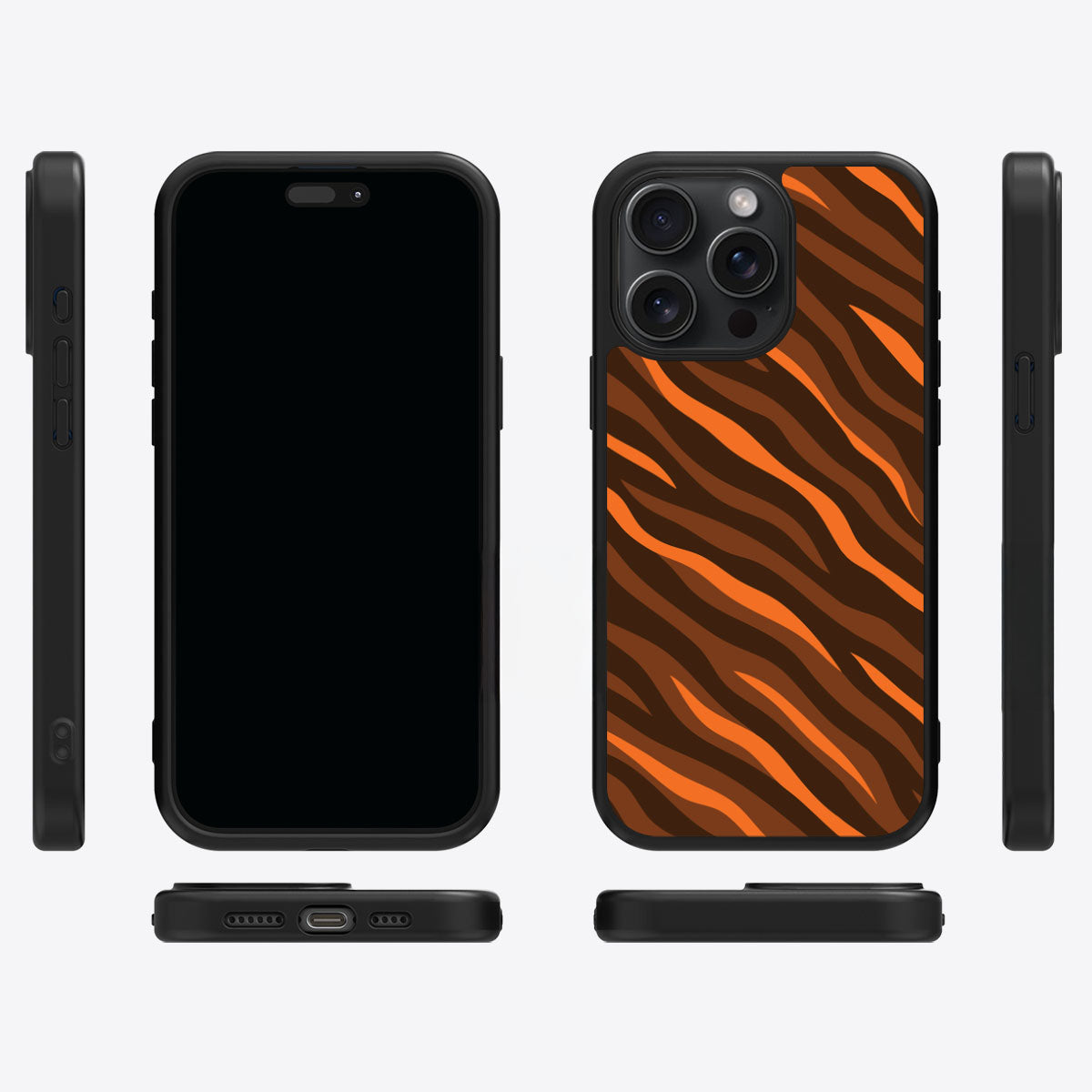 Tiger Trace - iPhone 15 Pro Max Case #case type_core (magsafe), #case type_core (non magsafe)