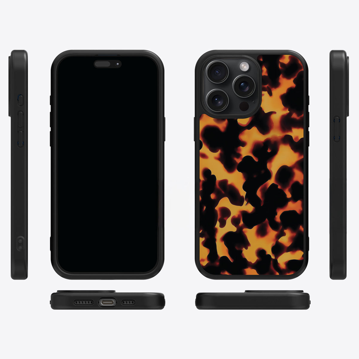 Animal Print Designer iPhone 15 Pro Max Case – Tortoise Shell | MagSafe — view 7