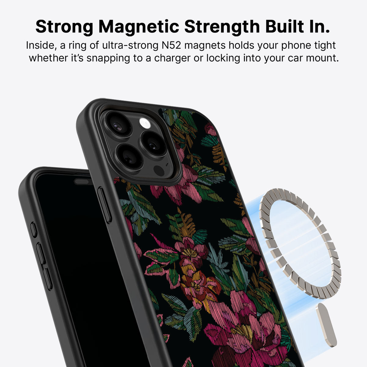 Woven Blooms - iPhone 15 Pro Max Case