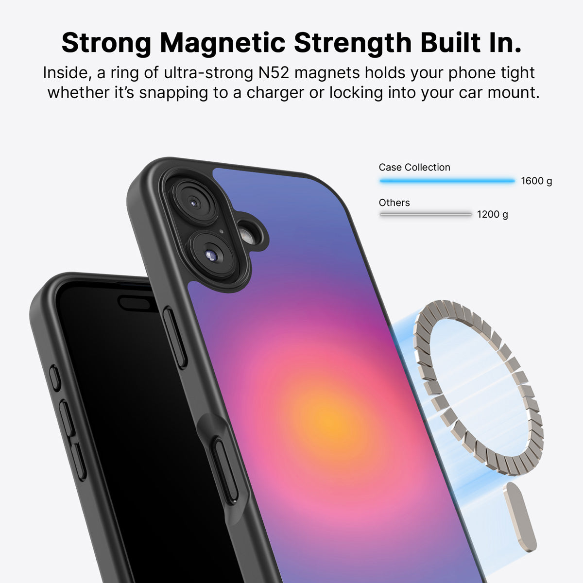 iPhone 16 MagSafe case – Aura Glow design