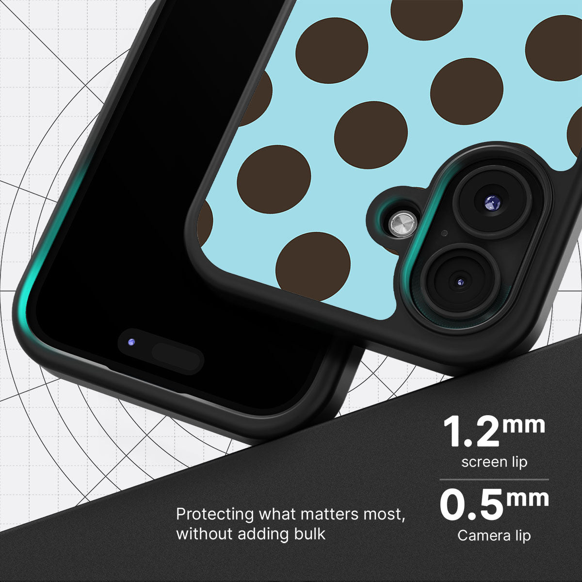 Blue Mocha - iPhone 16 Case #case type_core (magsafe), #case type_core (non magsafe)