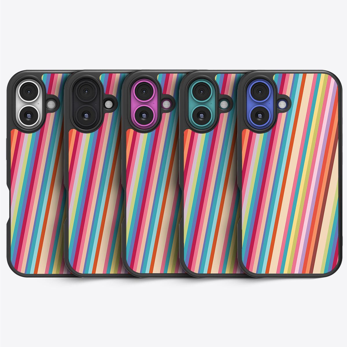 Candy Stripe - iPhone 16 Case #case type_core (magsafe), #case type_core (non magsafe)