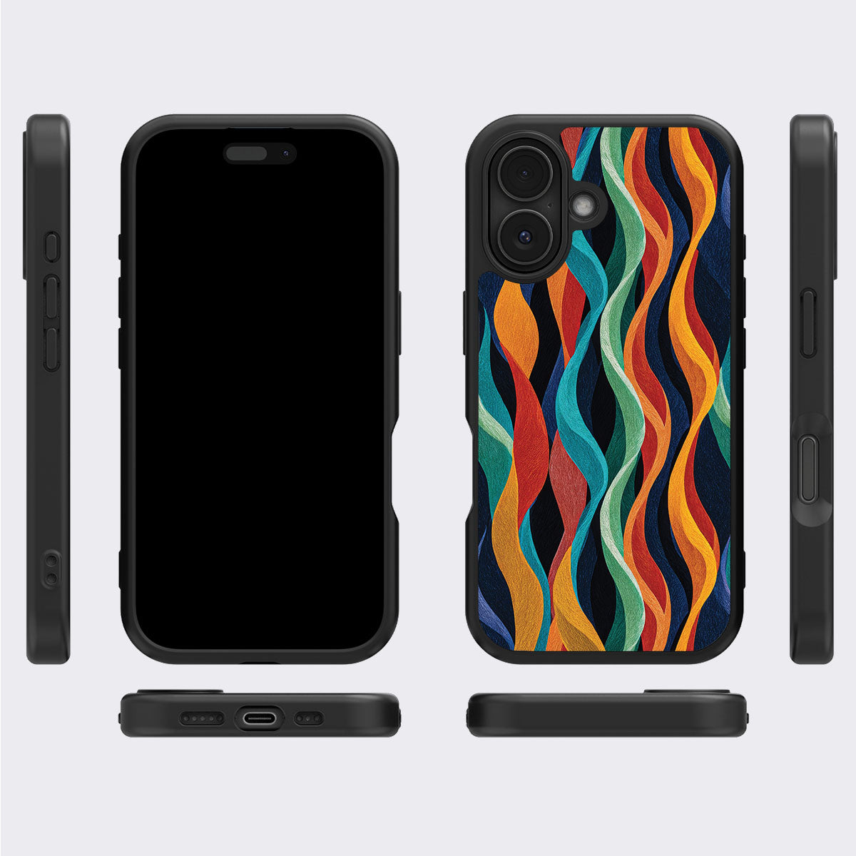 iPhone 16 Case with MagSafe – Coastal Waves