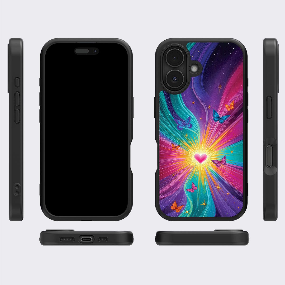 iPhone 16 Case with MagSafe – Cosmic Aura