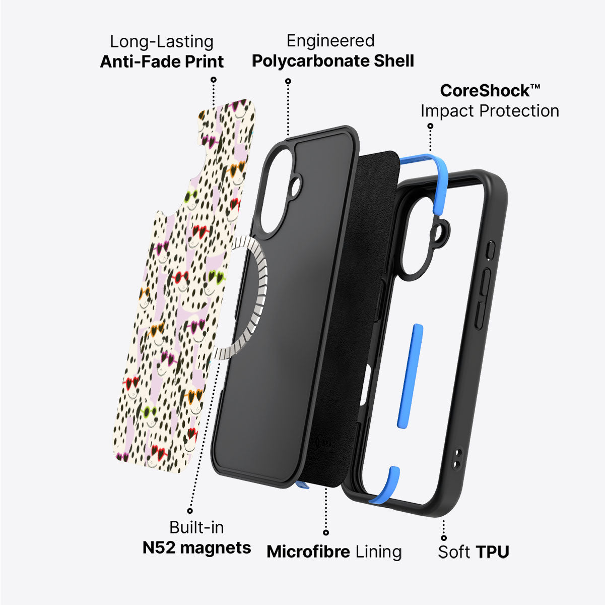 Dalmatian Dog - iPhone 16 Case