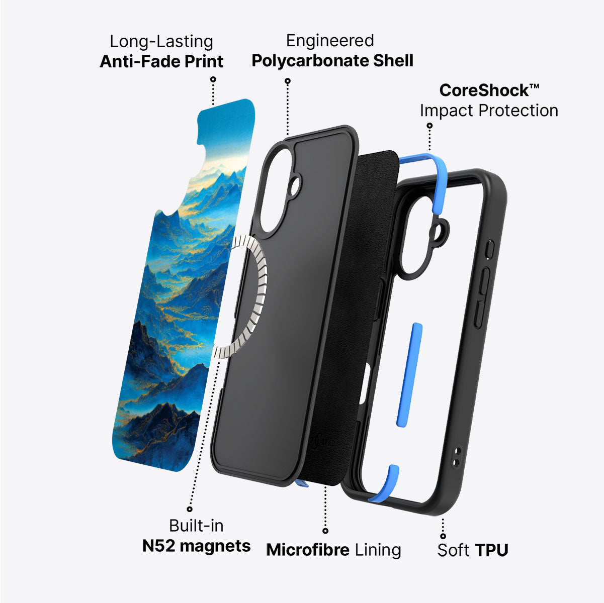 Ethereal Dawn - iPhone 16 Case #case type_core (magsafe)