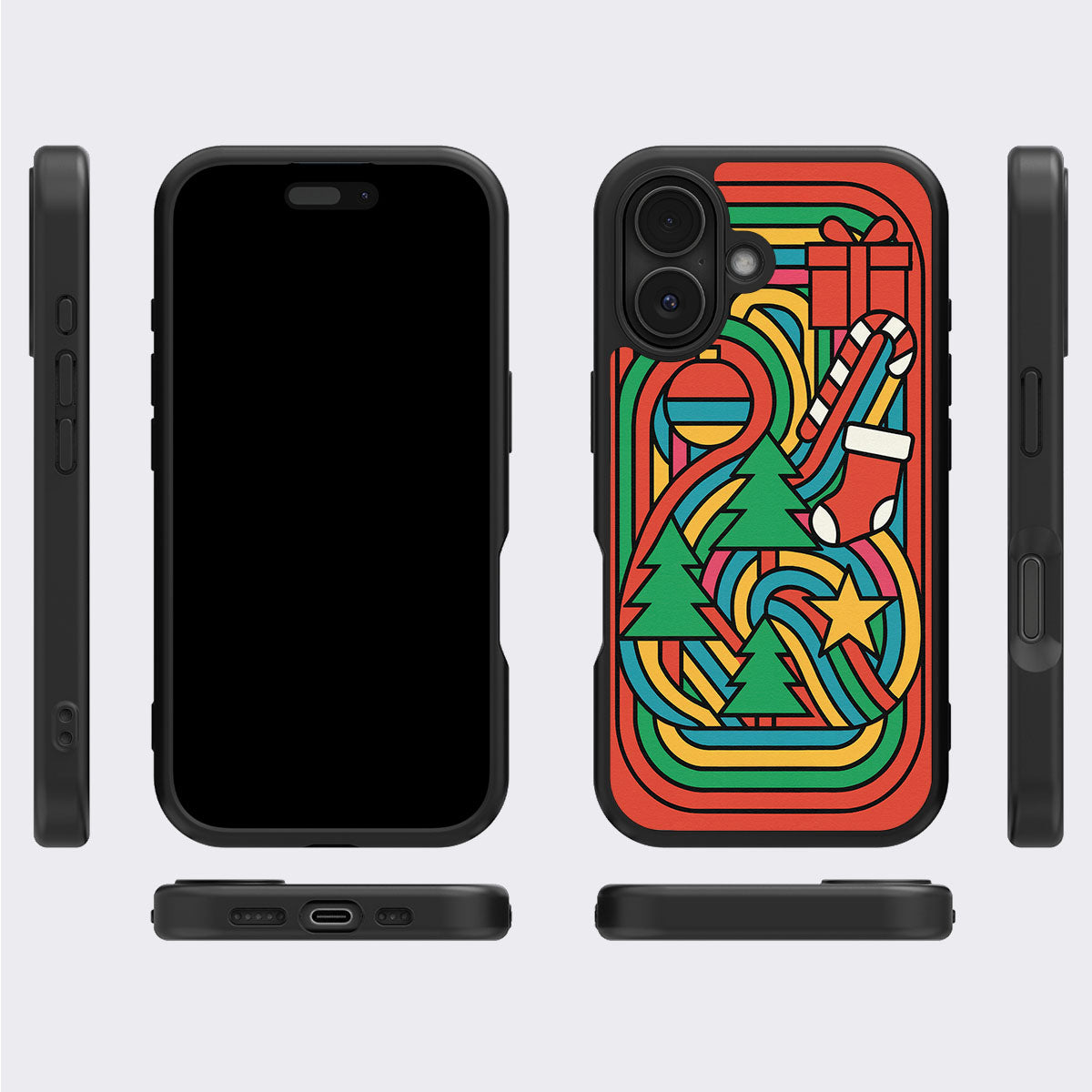 Feeling Festive - iPhone 16 Case #case type_core (magsafe), #case type_core (non magsafe)