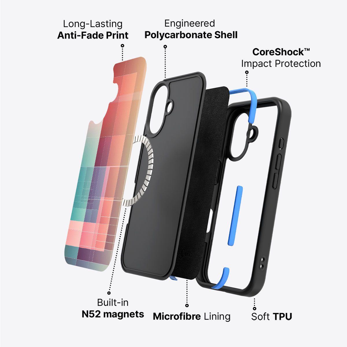 Fibionacci Play - iPhone 16 Case #case type_core (magsafe)