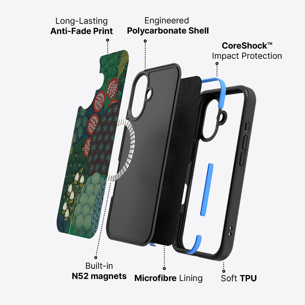 Flourishing Forests - iPhone 16 Case #case type_core (magsafe)