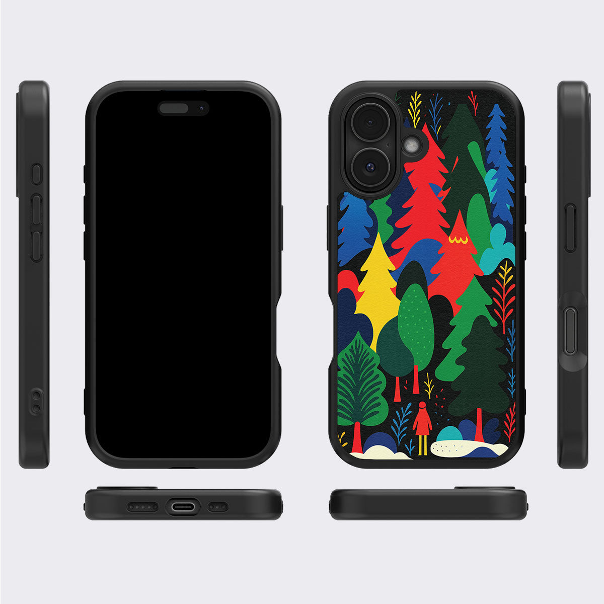 Forest Festivities - iPhone 16 Case #case type_core (magsafe), #case type_core (non magsafe)
