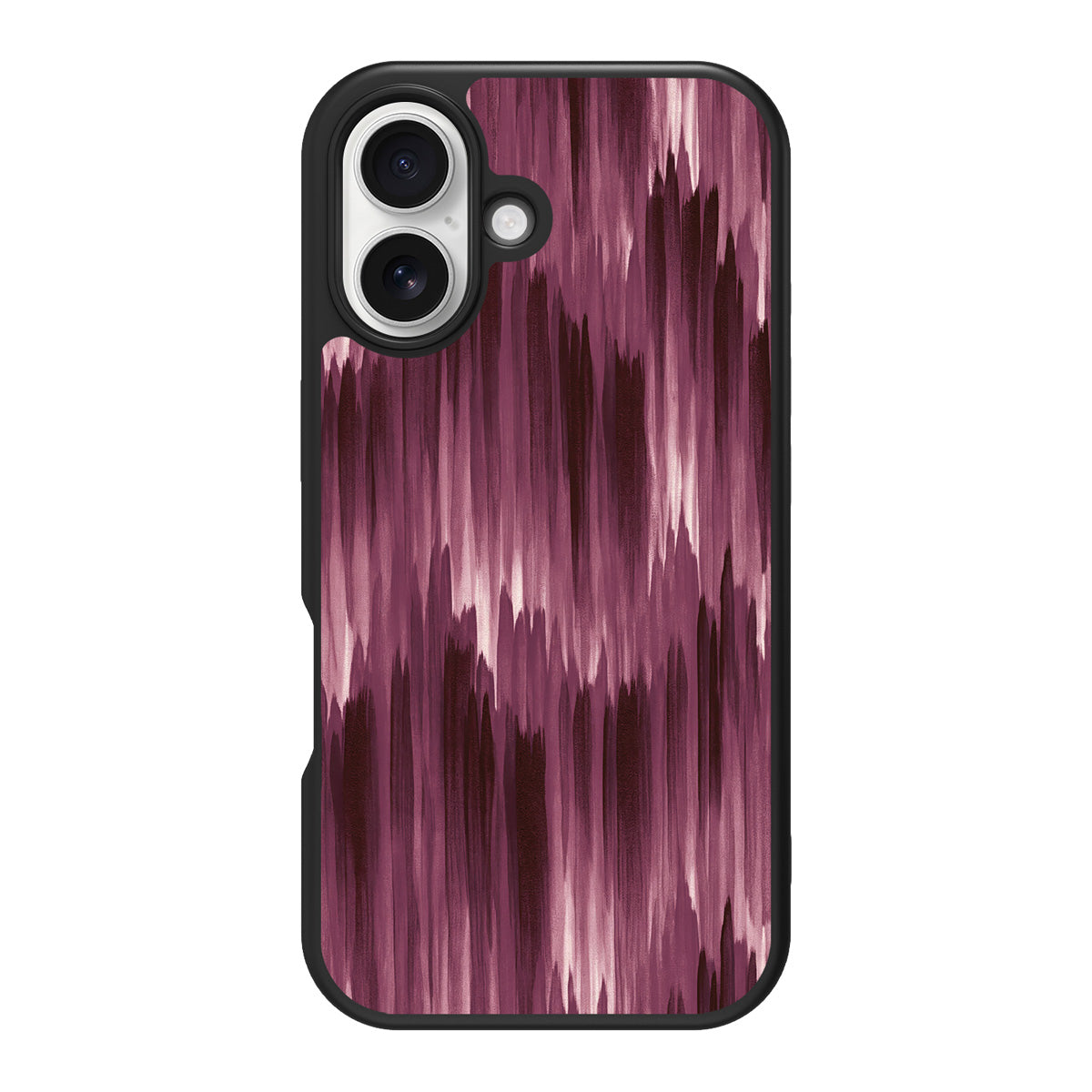 Ikat Haze design back view – iPhone 16 case